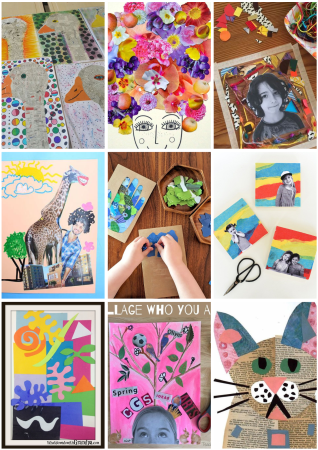 Flyer taller collage - Javiera Ignacia Varela González